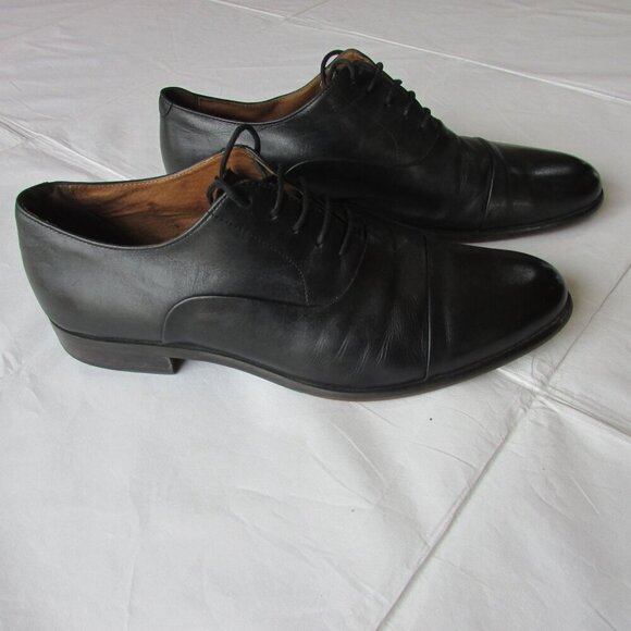 Blake Mckay Men's 13 Lawson Leather Lace Up Oxford Dress Shoe Black T15 - Picture 1 of 6